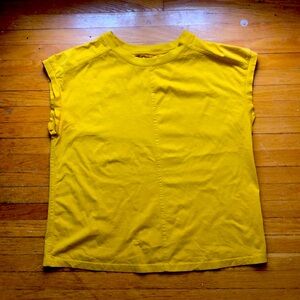 Vibrant yellow shirt